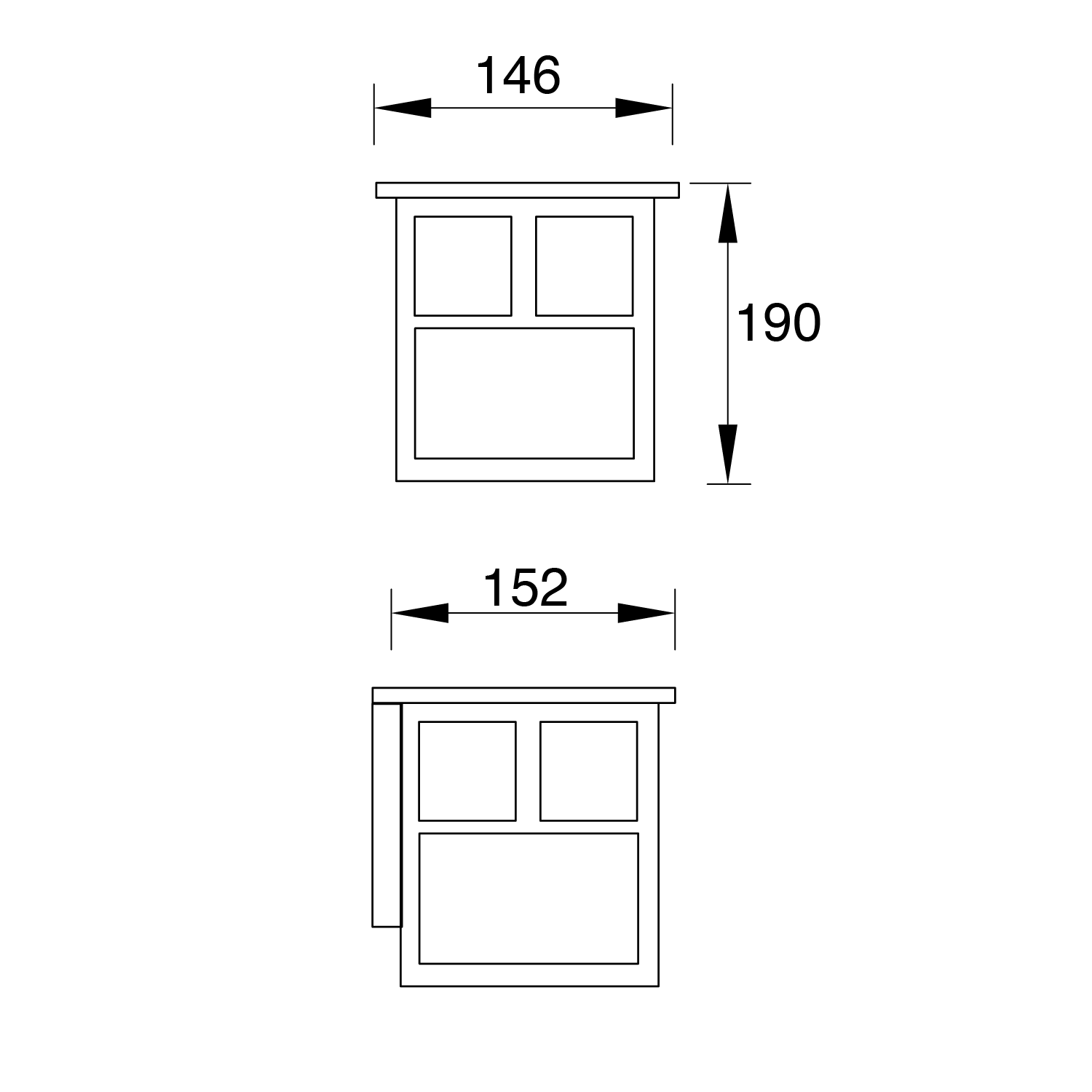 Luminario LED Estevez 60W para Sobreponer en Muro Exterior | Modelo ETX-0028-OXI- Luzdeco