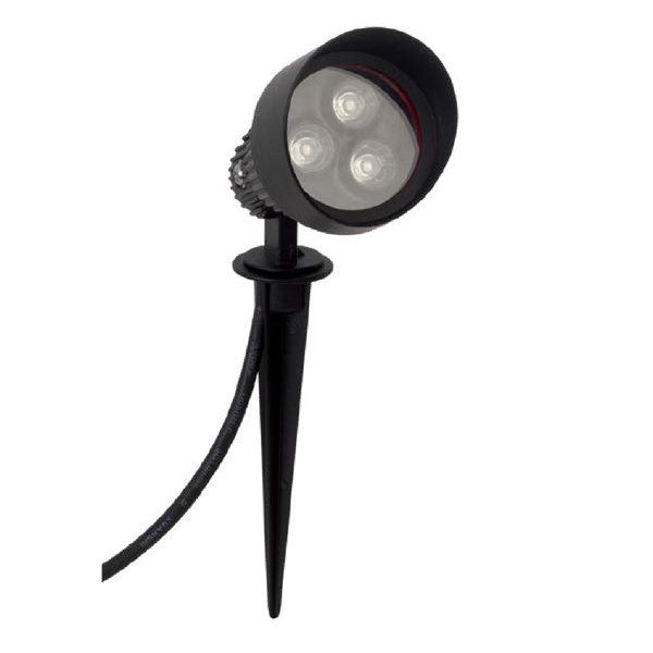 Luminario Proyector LED con Estaca Estevez ETX-0111-NEG - 6W Luz Verde, IP65- Luzdeco