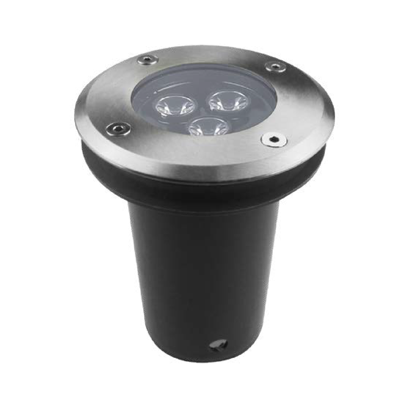 Luminario LED Empotrable Piso Estevez ETX-0128-INO - 3W 3000K, Acero Inoxidable, IP67- luzdeco