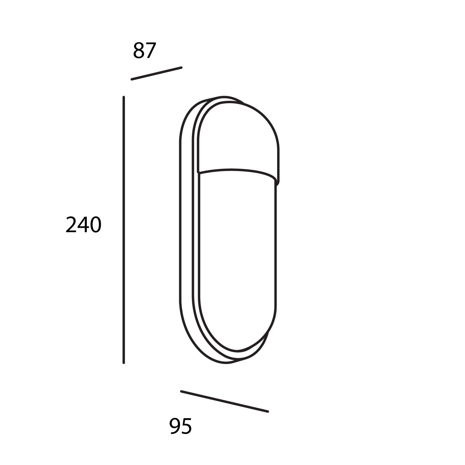 Luminario LED Estevez Negro 15W para Sobreponer en Muro Exterior | Incluye Marcos Blanco y Negro | Modelo ETX-0197-NEG - Luzdeco