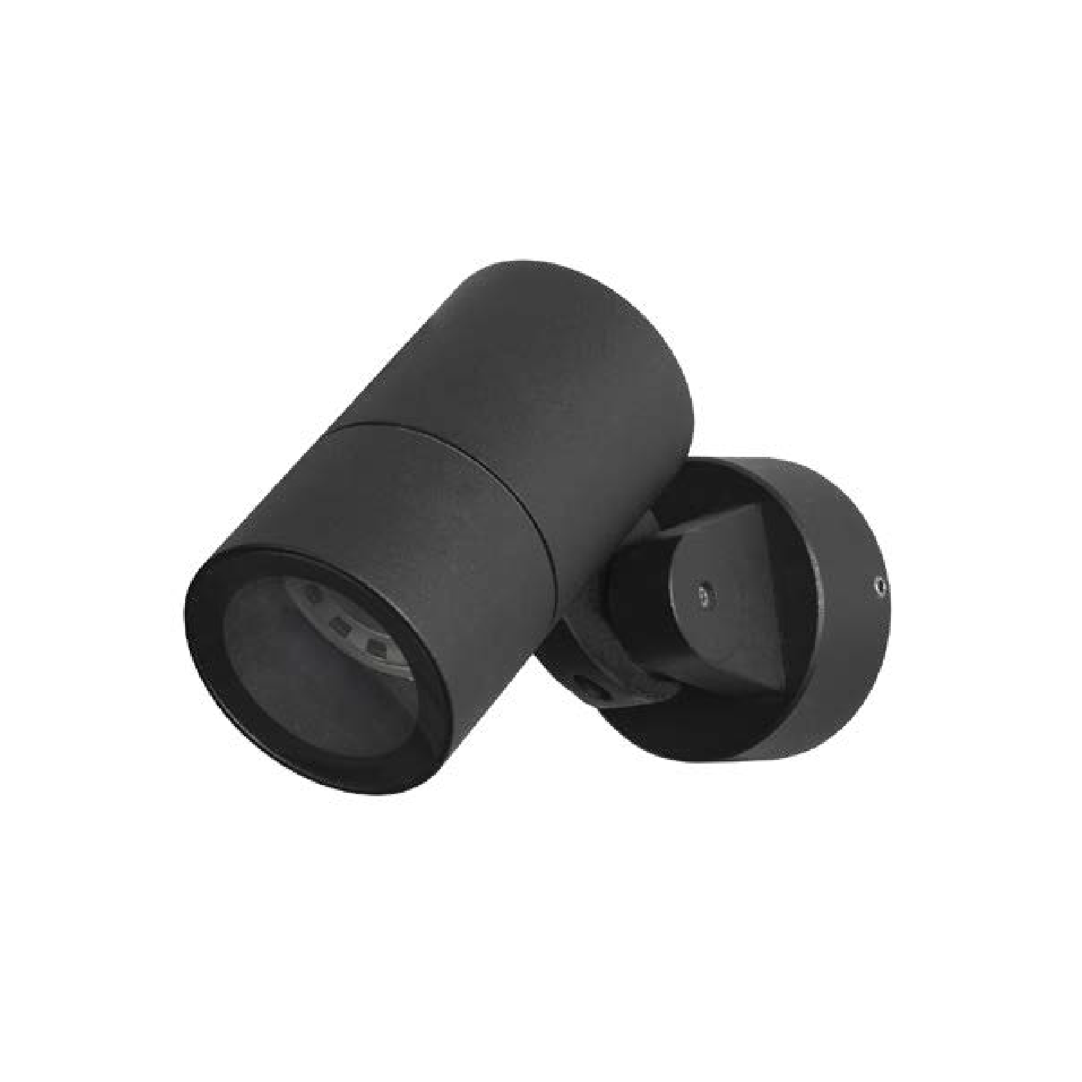 Luminario LED Ajustable Estevez Negro 8W para Sobreponer en Muro Exterior | Modelo ETX-0366-NEG - Luzdeco