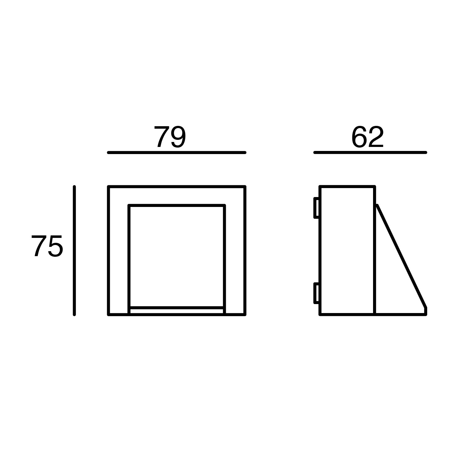 Luminario LED Estevez Negro 5.6W 3000K para Sobreponer en Muro Exterior | Modelo ETX-0395-NEG - Luzdeco