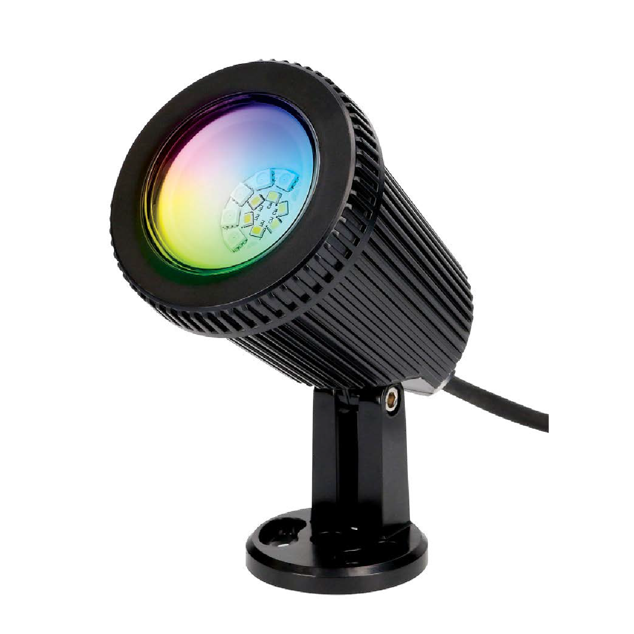 Luminario Smart LED RGB 4W Estevez ETX-0516-NEG - 2700K-6000K, Proyector, IP65- Luzdeco