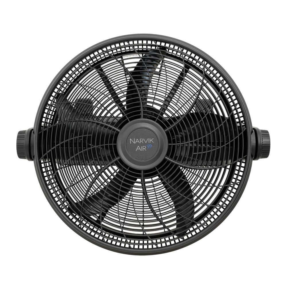 Narvik Ventilador de 20" 2 en 1: Piso y Pared 130W Silencioso con Aspas Plásticas, Modelo NA2020