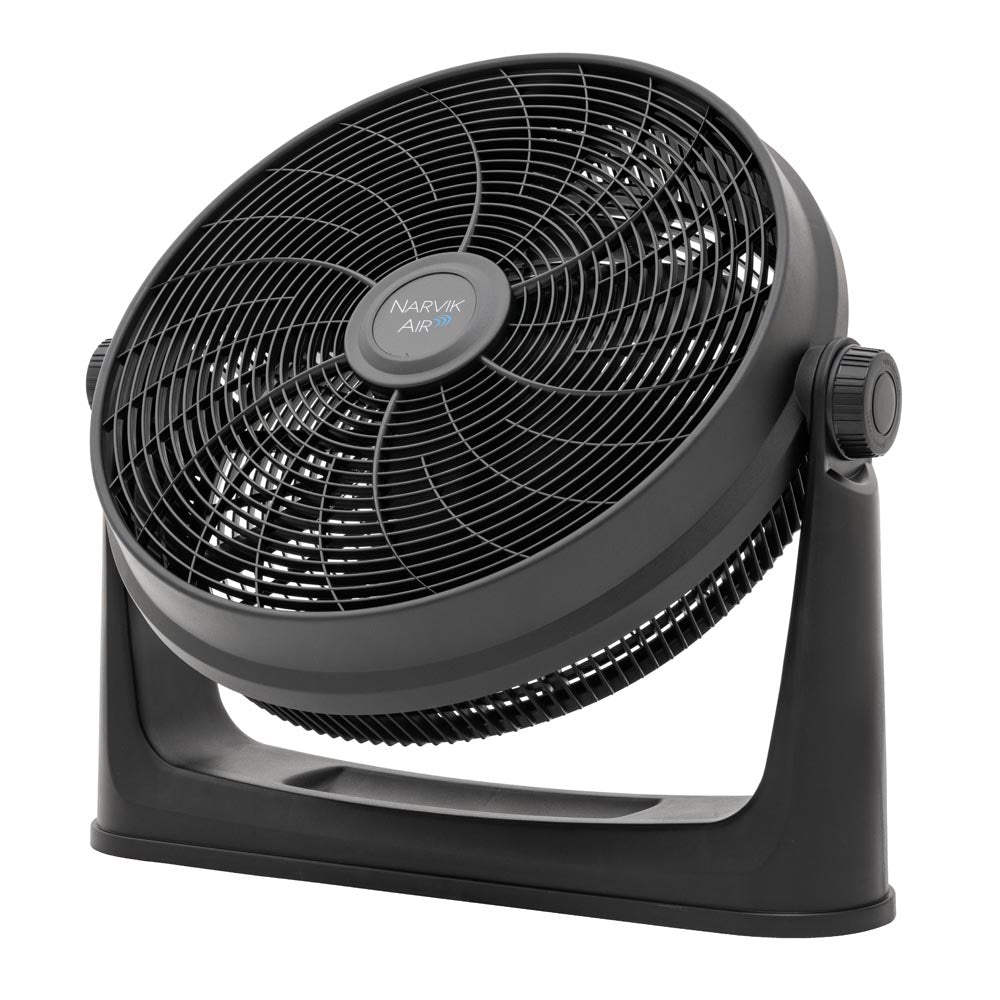 Narvik Ventilador de 20" 2 en 1: Piso y Pared 130W Silencioso con Aspas Plásticas, Modelo NA2020