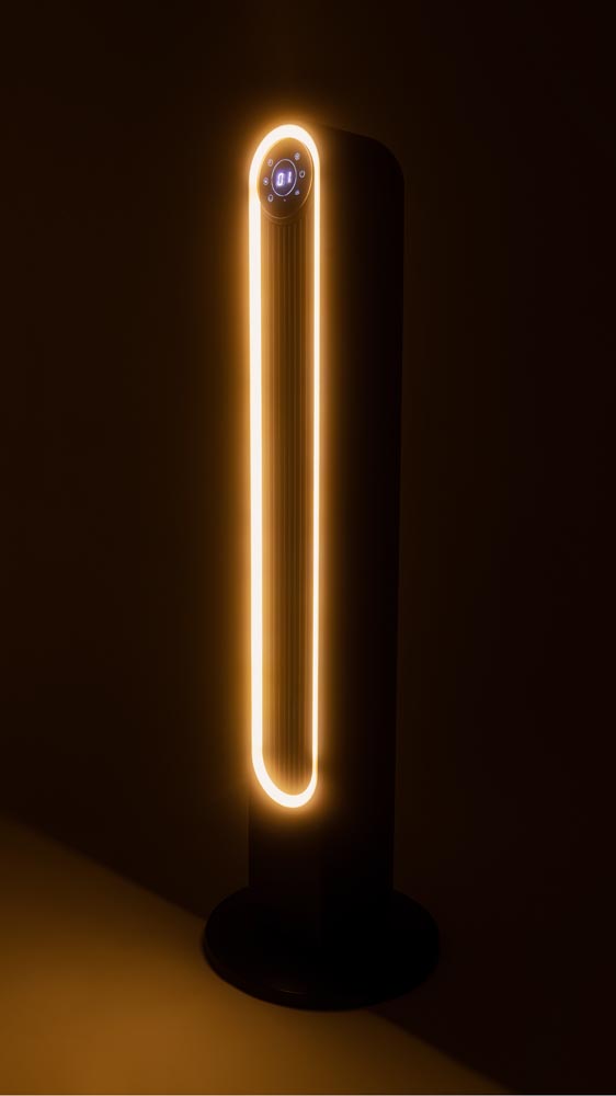 Narvik Ventilador de Torre 42" Silencioso de 60W con Luz, Control Remoto y Panel Touch, Modelo NA5042