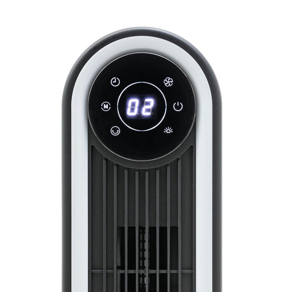 Narvik Ventilador de Torre 42" Silencioso de 60W con Luz, Control Remoto y Panel Touch, Modelo NA5042