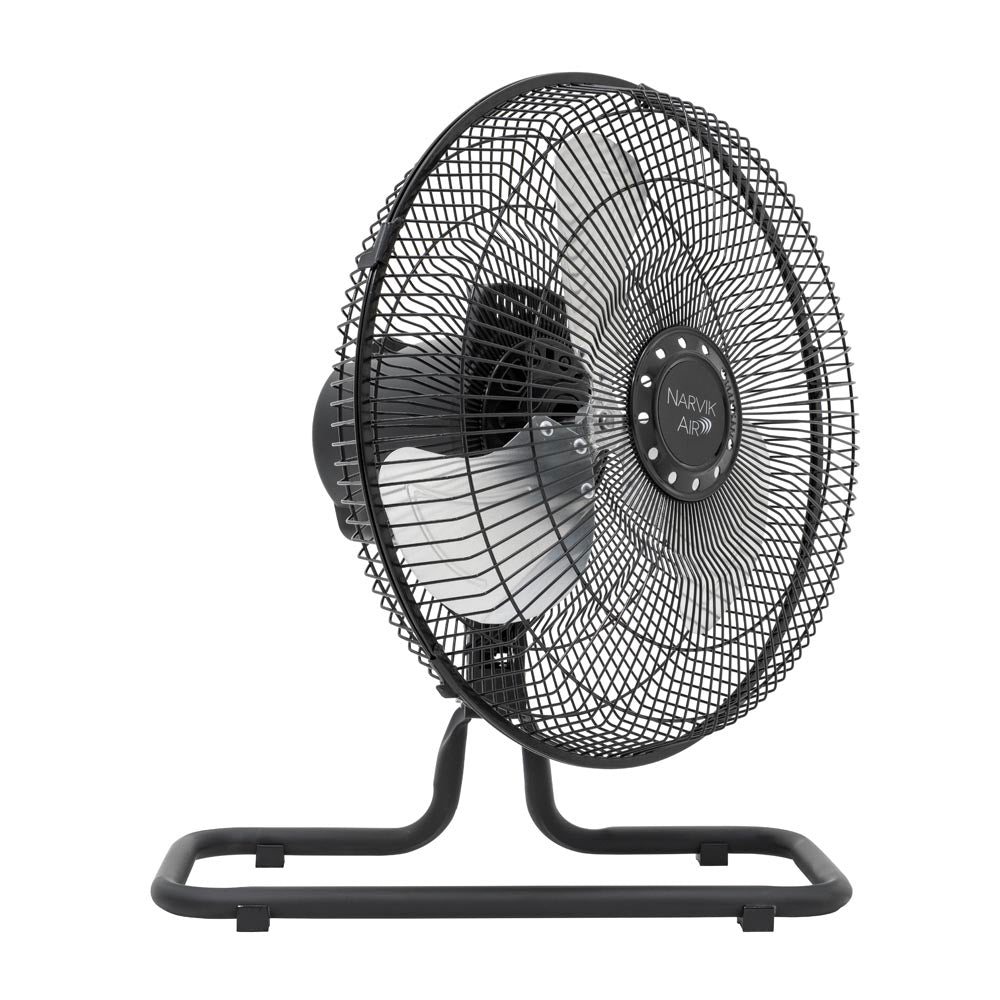 Narvik NA1012 Ventilador de 12" Industrial 2 en 1: Piso y Pared 55W con Aspas de Aluminio Oscilación de 90°