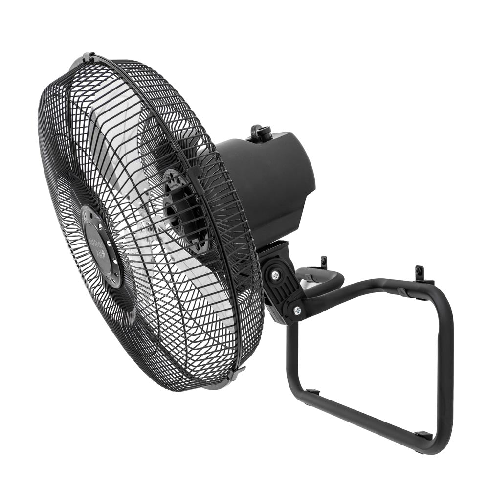 Narvik NA1012 Ventilador de 12" Industrial 2 en 1: Piso y Pared 55W con Aspas de Aluminio Oscilación de 90°