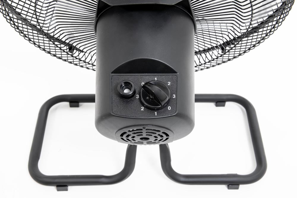 Narvik NA1012 Ventilador de 12" Industrial 2 en 1: Piso y Pared 55W con Aspas de Aluminio Oscilación de 90°