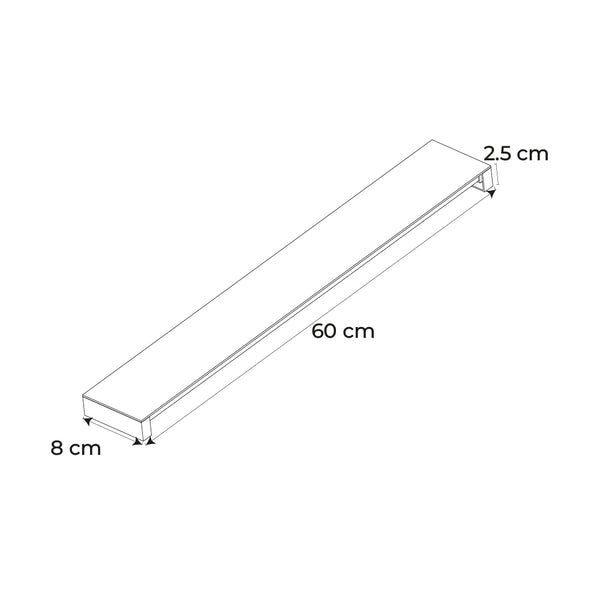 Ipsa Luminaria Decorativa para Muro LED, Modelo ARLJ-LED/20W/N