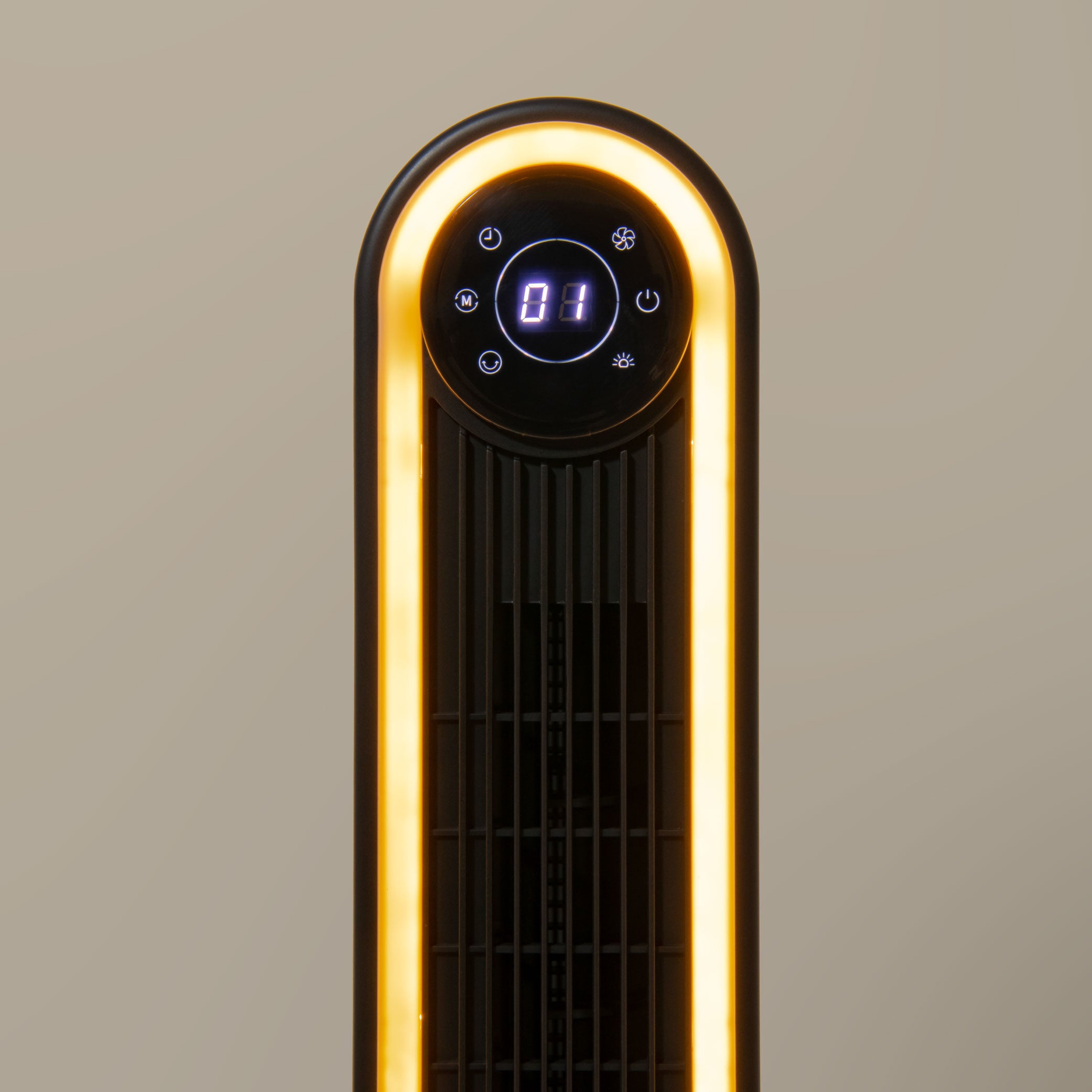 Narvik Ventilador de Torre 42" Silencioso de 60W con Luz, Control Remoto y Panel Touch, Modelo NA5042