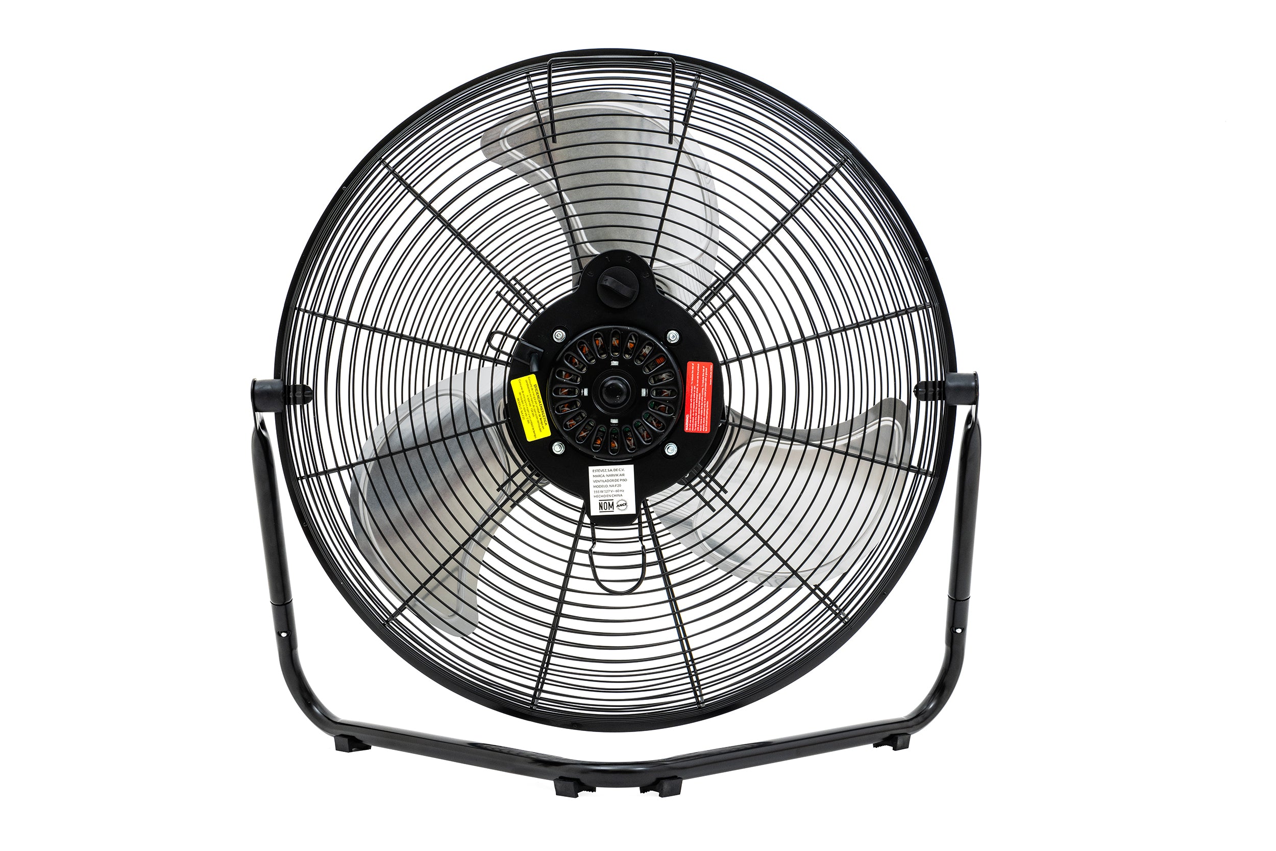 Narvik Ventilador de 20" Industrial 2 en 1: Piso y Pared de 160W con Aspas de Aluminio, Modelo NA1020 / NA-F20