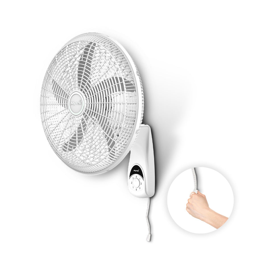 Mytek Ventilador de Pared 18" 120W 3440 CFM Oscilante, Modelo 3207