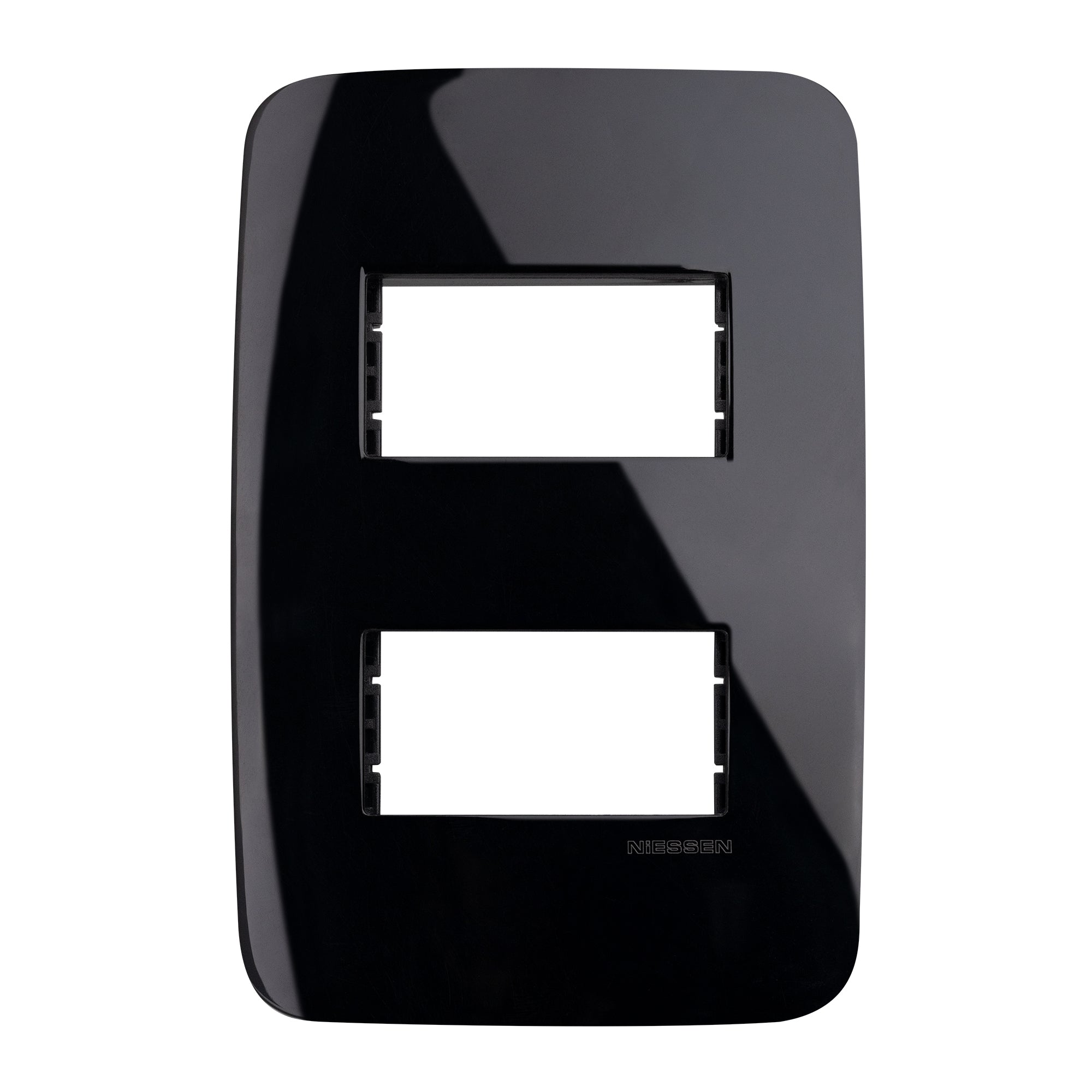 Estevez Placa 2 Ventanas 120 x 80 mm Origen Niessen, Modelo N0372