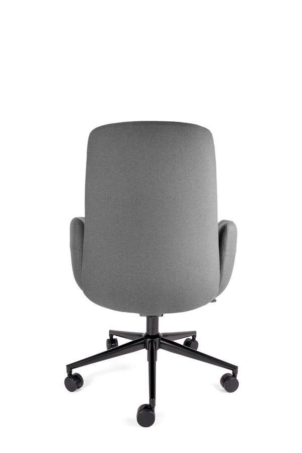 Offiho Black Silla de Oficina /Sillón Ejecutivo Ergonómico con Altura Ajustable, Modelo OHE135Plus-YODO