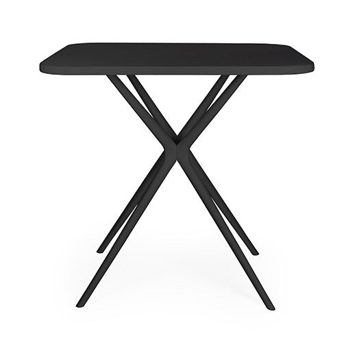 Offiho Mesa de Comedor Cuadrada de Polipropileno con Protección UV, Resistente a Exteriores, Modelo Tonnati OHM-16