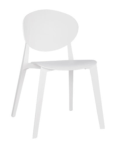 Offiho Set de 4 Sillas Para Restaurante Resistentes Para Exterior e Interior con Protección UV, Modelo TEKSI OHV-19