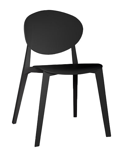 Offiho Set de 4 Sillas Para Restaurante Resistentes Para Exterior e Interior con Protección UV, Modelo TEKSI OHV-19