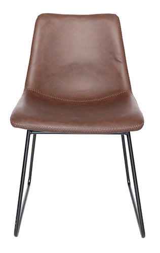 Offiho Set de 2 Sillas Tipo Piel para Uso Residencial, Modelo Stanza OHV56