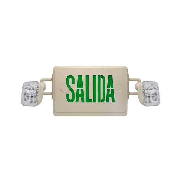 Estevez Lámpara LED, Salida de Emergencia, Batería de Larga Vida, Sobreponer Pared, Modelo 5120-0