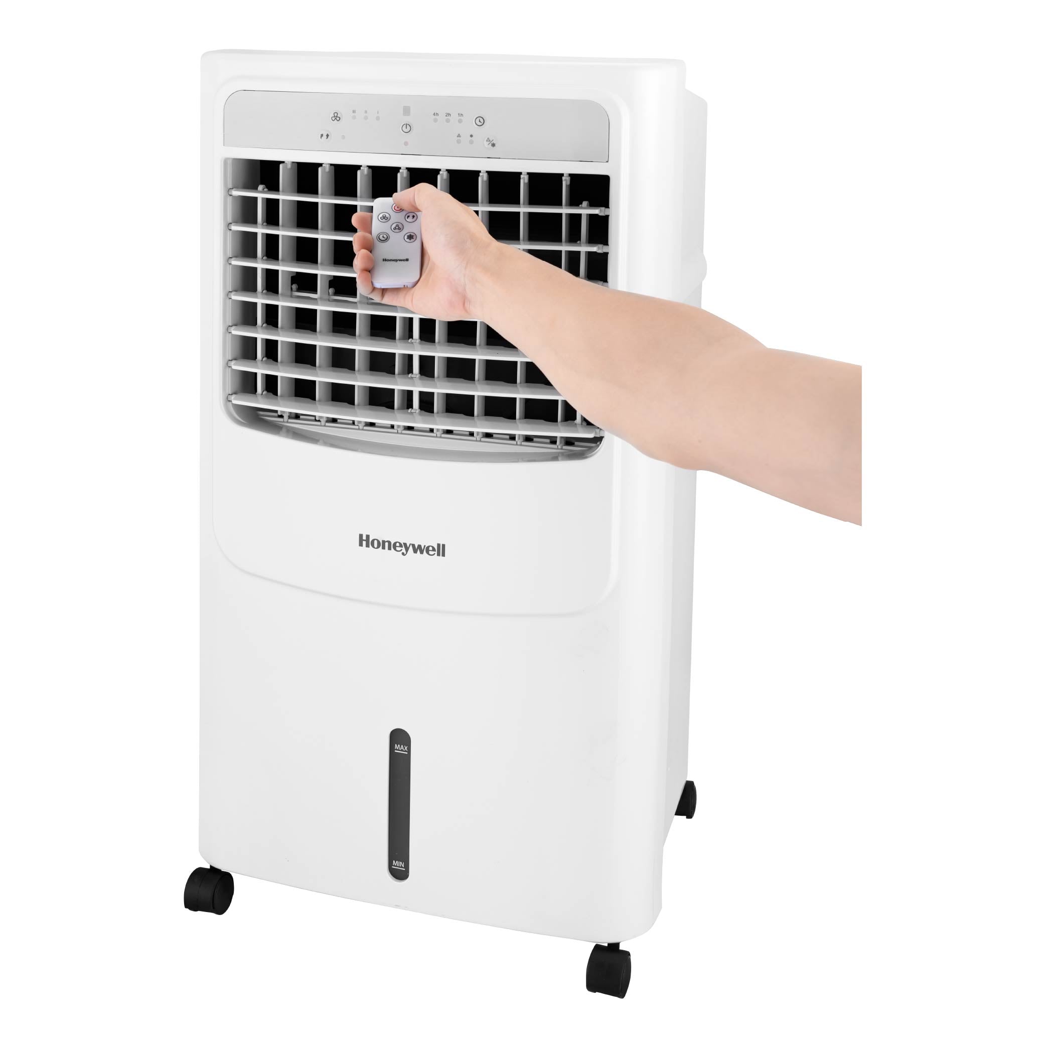Honeywell Enfriador de Aire, Humidificador, Ventilador 3 en 1 de 20L para 19m2 Con Control, Modelo CL202PEUI