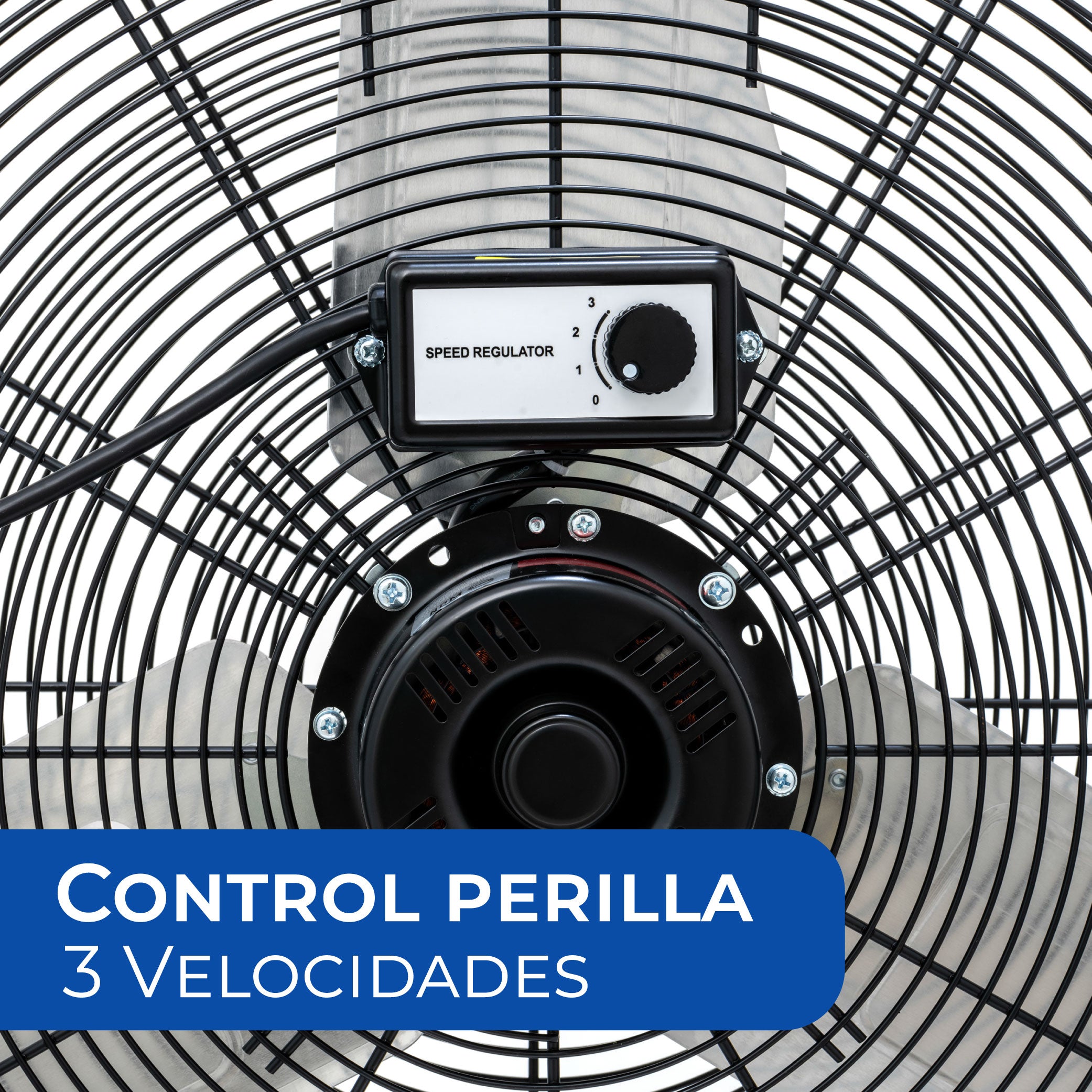 Narvik Ventilador de 30" Industrial de Piso con Ruedas e Inclinación de 270° de 235W, Modelo NA1230 / NA-F30