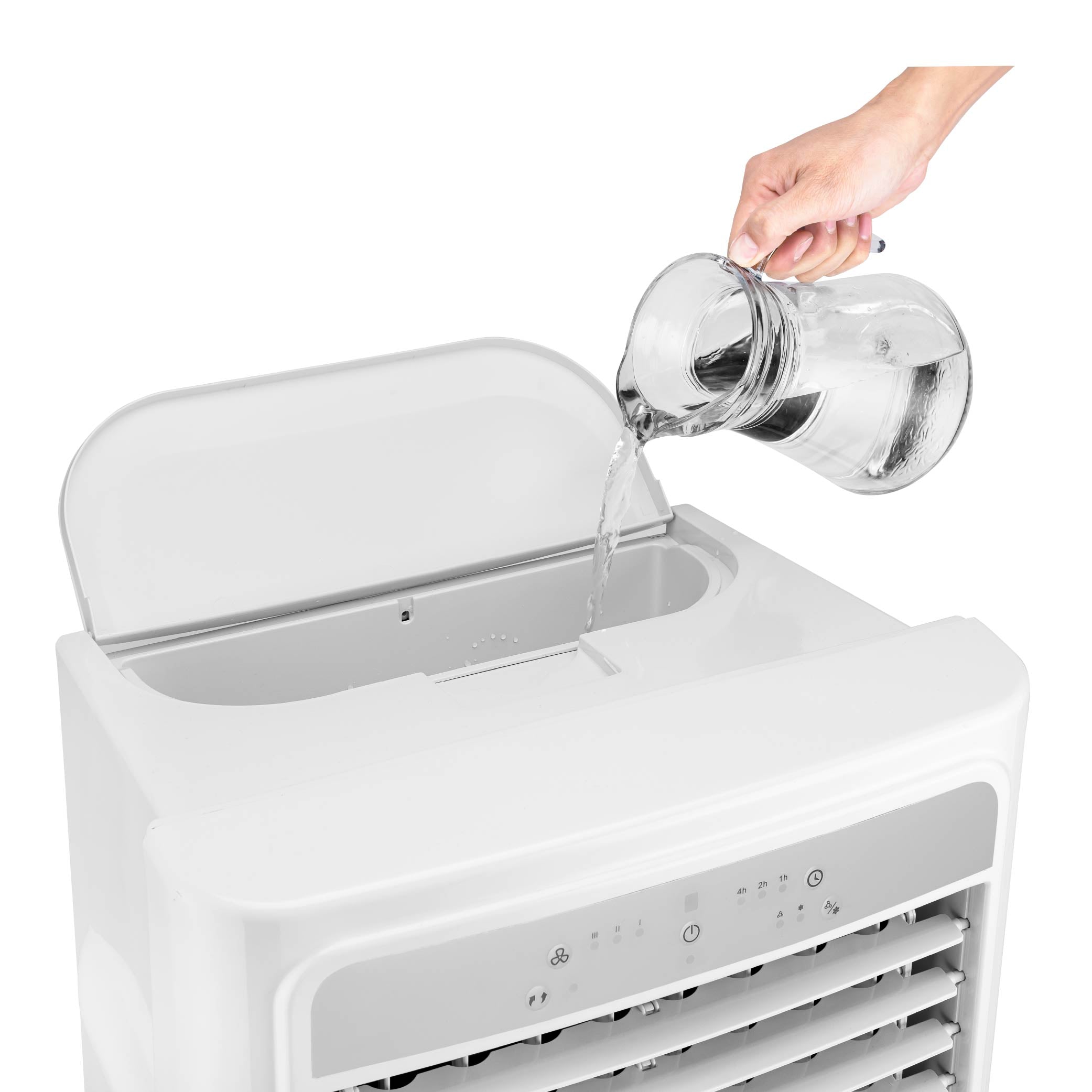 Honeywell Enfriador de Aire, Humidificador, Ventilador 3 en 1 de 20L para 19m2 Con Control, Modelo CL202PEUI