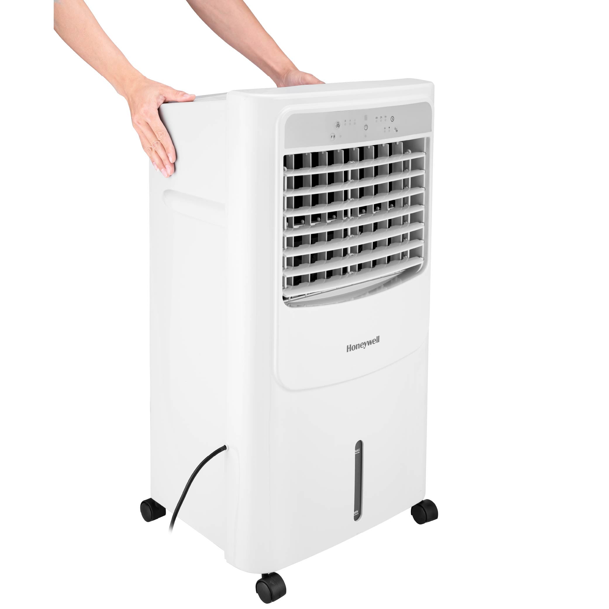 Honeywell Enfriador de Aire, Humidificador, Ventilador 3 en 1 de 20L para 19m2 Con Control, Modelo CL202PEUI