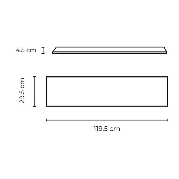 Estevez Pack de 2 Lámparas LED de 36W Luz Neutra 4000K, Panel LED para Empotrar Techo, Modelo 19464-0