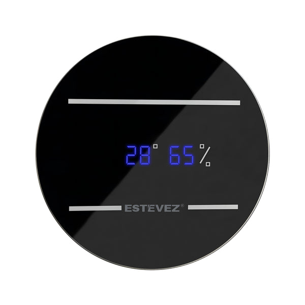Estevez Extractor de Aire con Sensor de Humedad, Temporizador y Display de 4", Modelo 3204-HTD (eco)