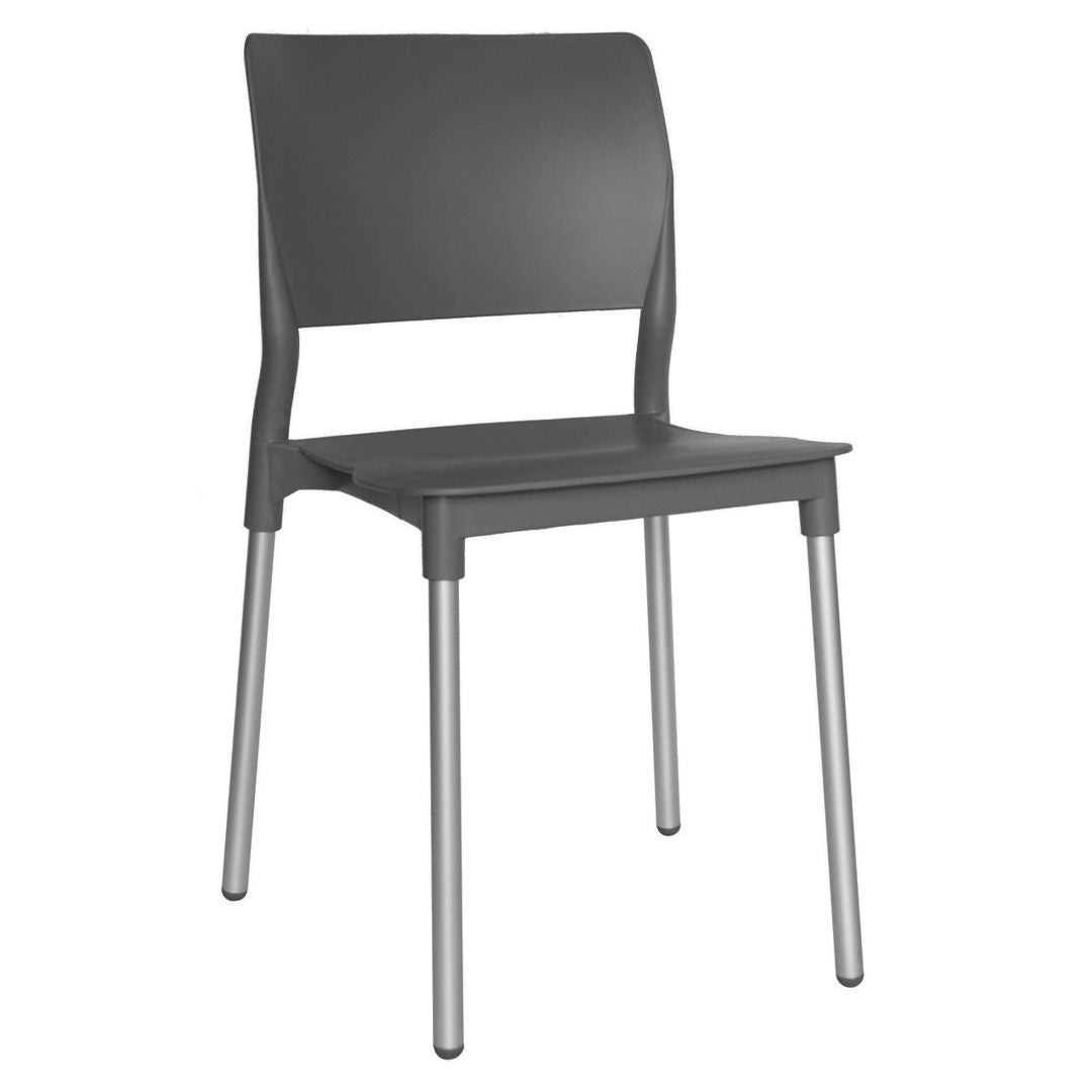 Offiho Silla de Apilable Durable Para Exterior e Interior, Resistente a Intemperie, Rayos UV y Ambiente Salino, para Restaurante, Modelo Reef OHV62