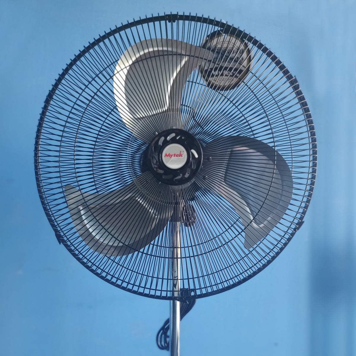 Mytek Ventilador de Pedestal Industrial de 20" con Aspas Metálicas, Modelo 3396