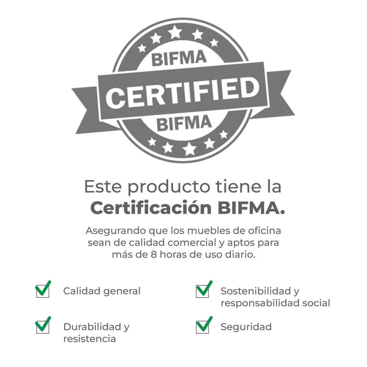 Offiho Sillas De Oficina Industrial Ergonómica Reclinable con Altura Ajustable, Modelo OHI-48 HEAVYDUTY