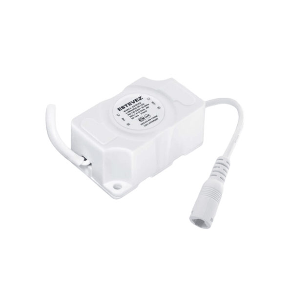 Estevez Fuente de Alimentación LED DRFD-4W | Para Lámpara LED 4W | 12Vcd 600mA | Sobreponer | Uso Interior - LuzDeco