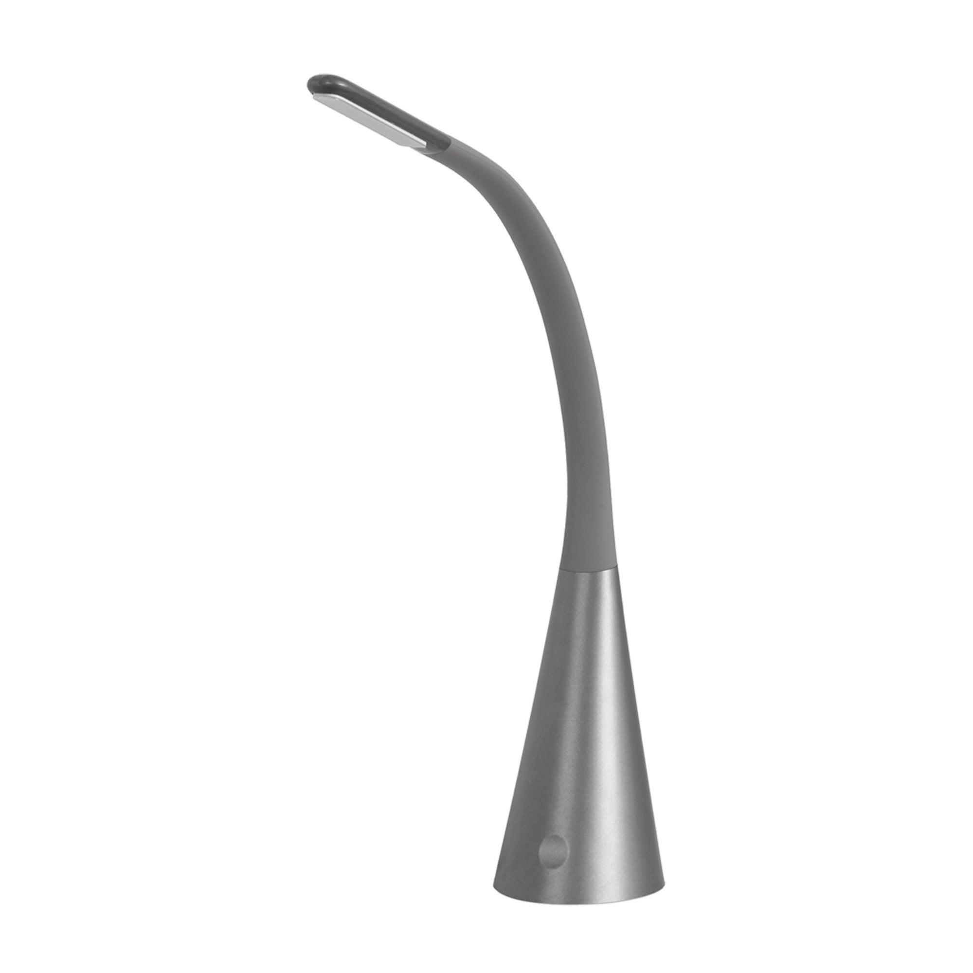 Luminario de Pie LED Portátil Estevez EDE-0269-GRI - 4W, 3000K, Atenuable, USB- LuzDeco