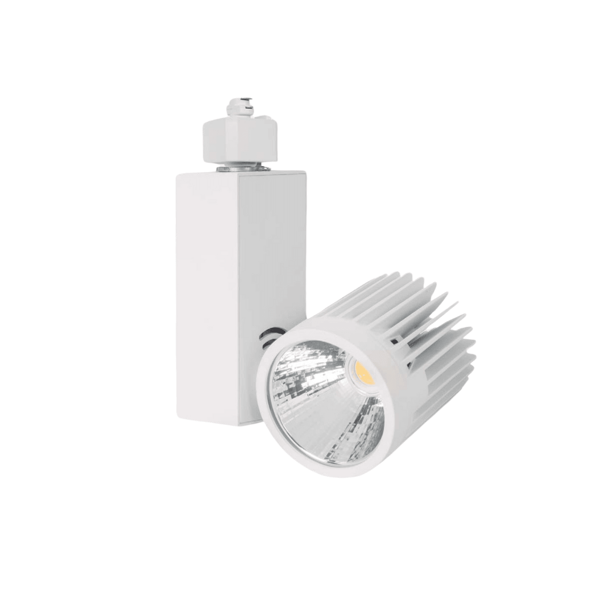 Proyector LED para Riel Estevez Onix ETC-0357-BLA - 20W, 3000K, Orientable, Blanco/Negro- LuzDeco