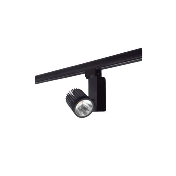 Proyector LED para Riel Estevez Onix ETC-0357-BLA - 20W, 3000K, Orientable, Blanco/Negro- LuzDeco