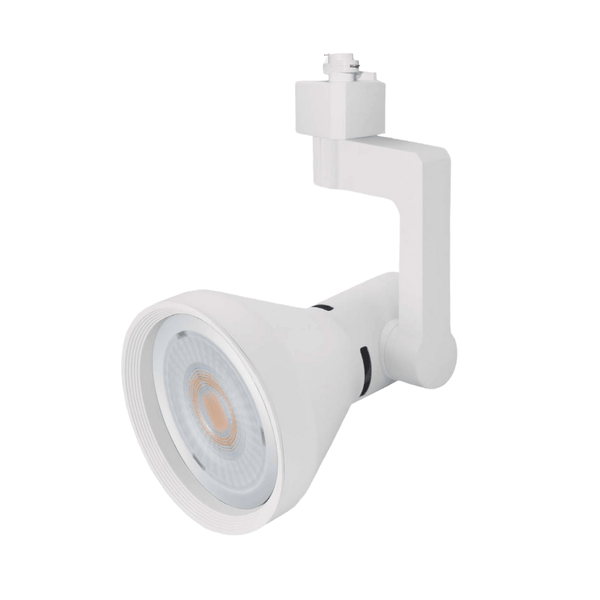 Proyector para Riel Estevez Cone ETC-0316-BLA - 60W, E26 PAR30, Orientable, Blanco Mate- LuzDeco