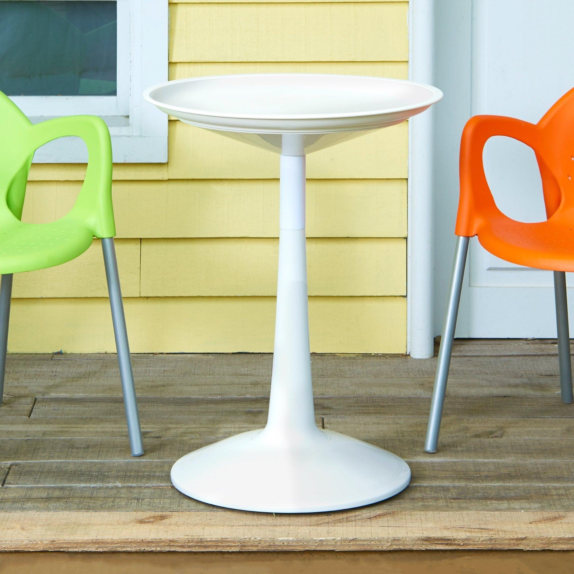 Lagoon, mesa auxiliar Sprout, mesa lateral para exterior, mesa lateral, Mesas para exterior, Mobiliario de terraza, Mesa auxiliar para exterior, Resistente a los rayos UV, Muebles resistentes a los rayos UV, Muebles de exterior