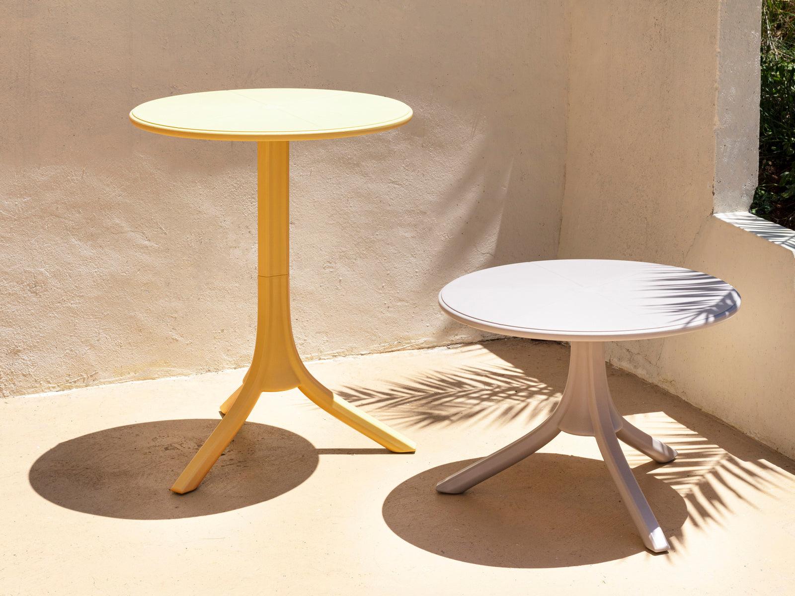 Lagoon Mesa Redonda 2 en 1 para Interior y Exterior con Proteccion UV, Modelo Seattle 7101 - LuzDeco