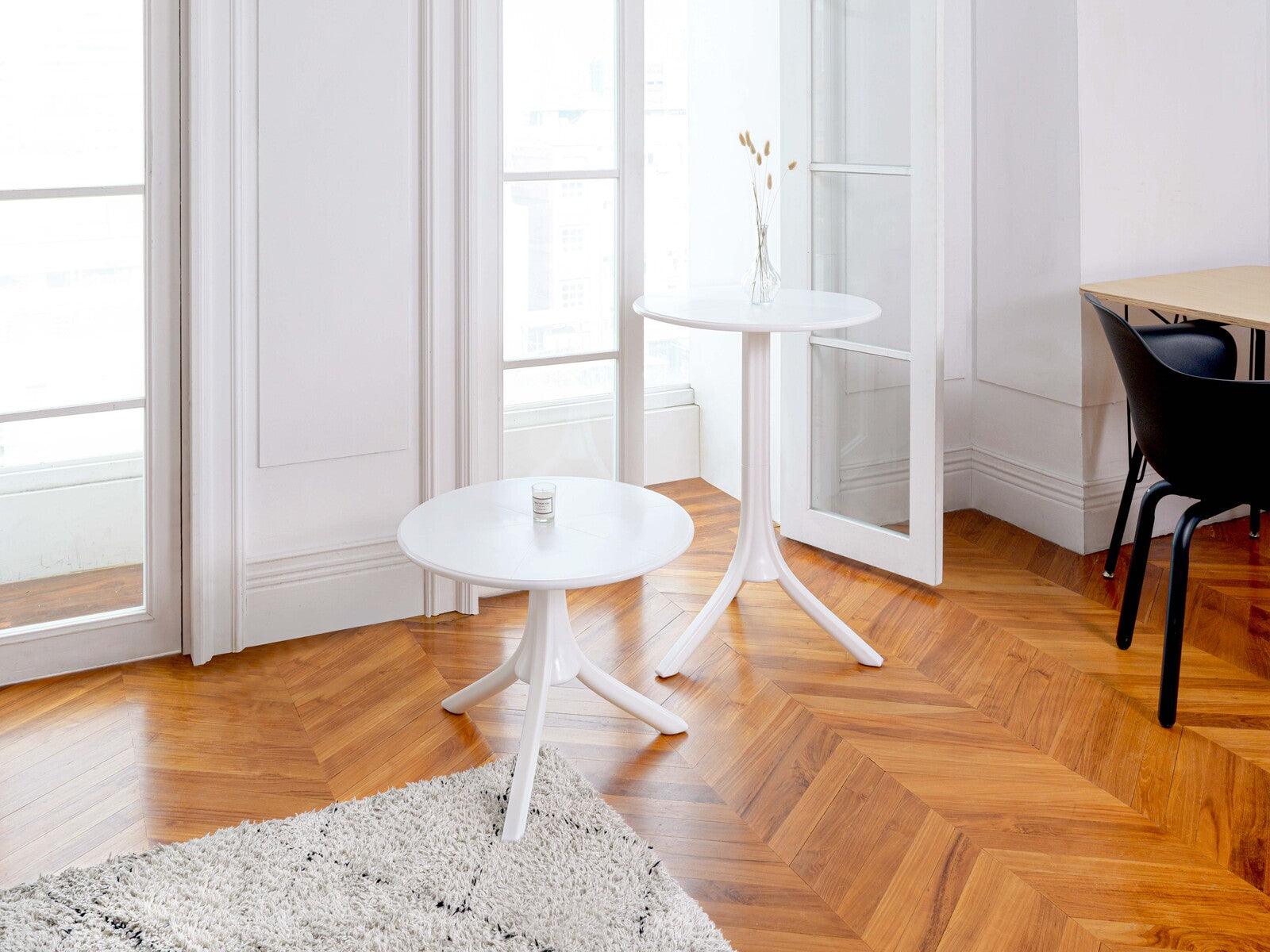 Lagoon Mesa Redonda 2 en 1 para Interior y Exterior con Proteccion UV, Modelo Seattle 7101 - LuzDeco