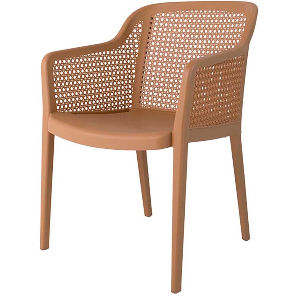 Lagoon, Silla Grace 7028, Silla de comedor, silla de comedor para exterior, silla de comedor para interior, Muebles de rattan sintetico, Mobiliario de terraza, Diseño de ratan, Resistente a los rayos UV, Muebles resistentes a los rayos UV, Muebles de mimbre