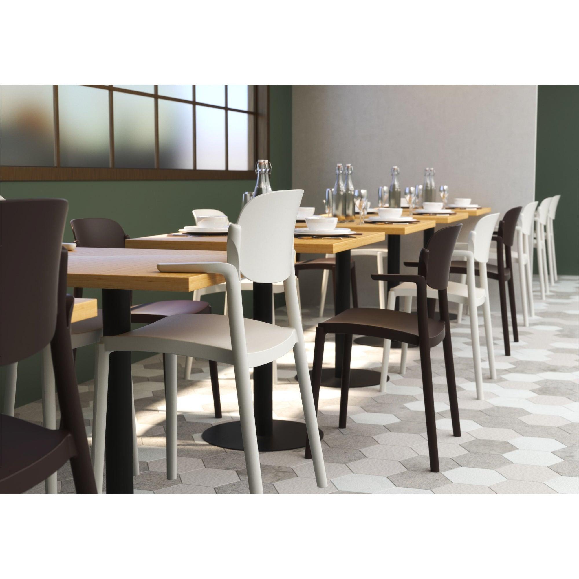 Lagoon, Silla Brazo 7202, Silla de comedor, silla de comedor para exterior, silla de comedor para interior, Muebles de interior, Mobiliario de terraza, Sillas para terraza, Resistente a los rayos UV, Muebles resistentes a los rayos UV, Muebles de exterior
