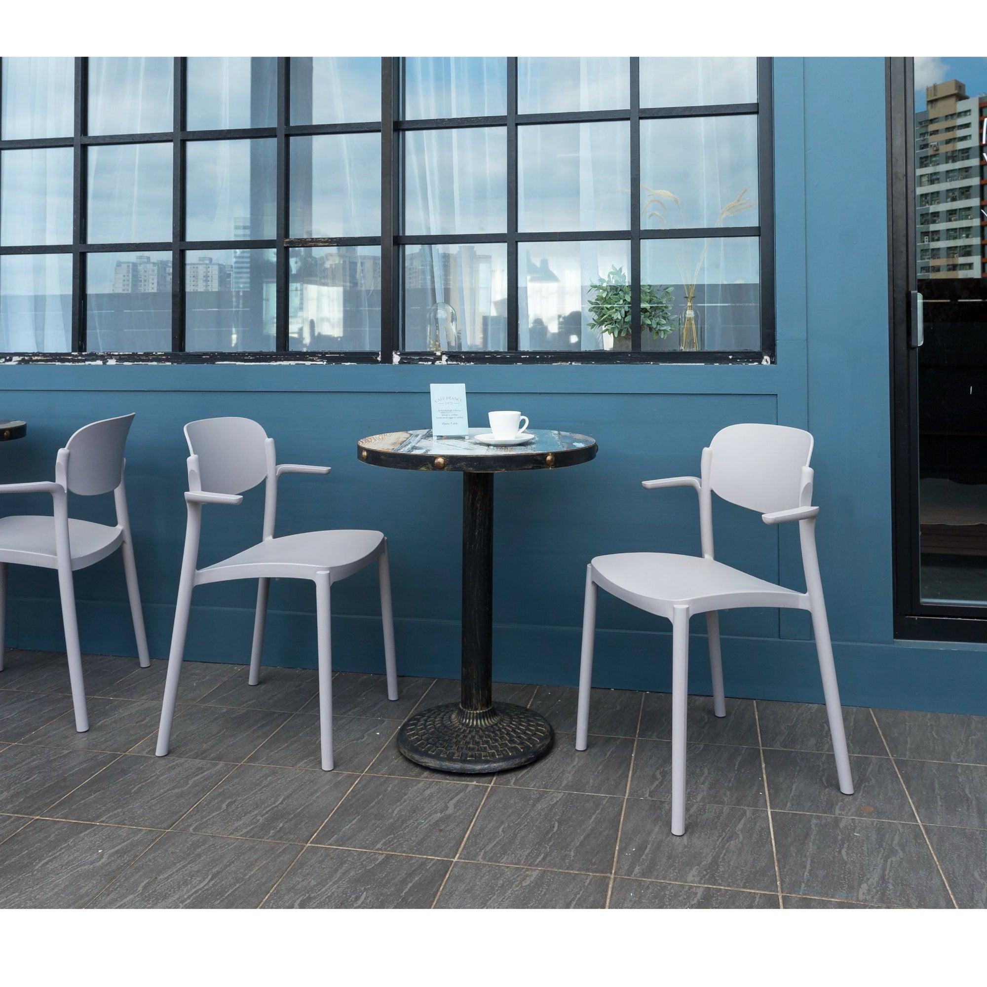 Lagoon, Silla Brazo 7202, Silla de comedor, silla de comedor para exterior, silla de comedor para interior, Muebles de interior, Mobiliario de terraza, Sillas para terraza, Resistente a los rayos UV, Muebles resistentes a los rayos UV, Muebles de exterior