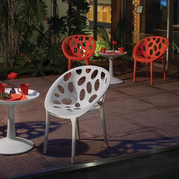 Lagoon, Silla Nido 7055, Silla comtemporanea, Silla de comedor, silla de comedor para exterior, silla de comedor para interior, Silla Simple, Muebles de interior, Mobiliario de terraza, Sillas para terraza, Resistente a los rayos UV, Muebles resistentes a los rayos UV, Muebles de exterior