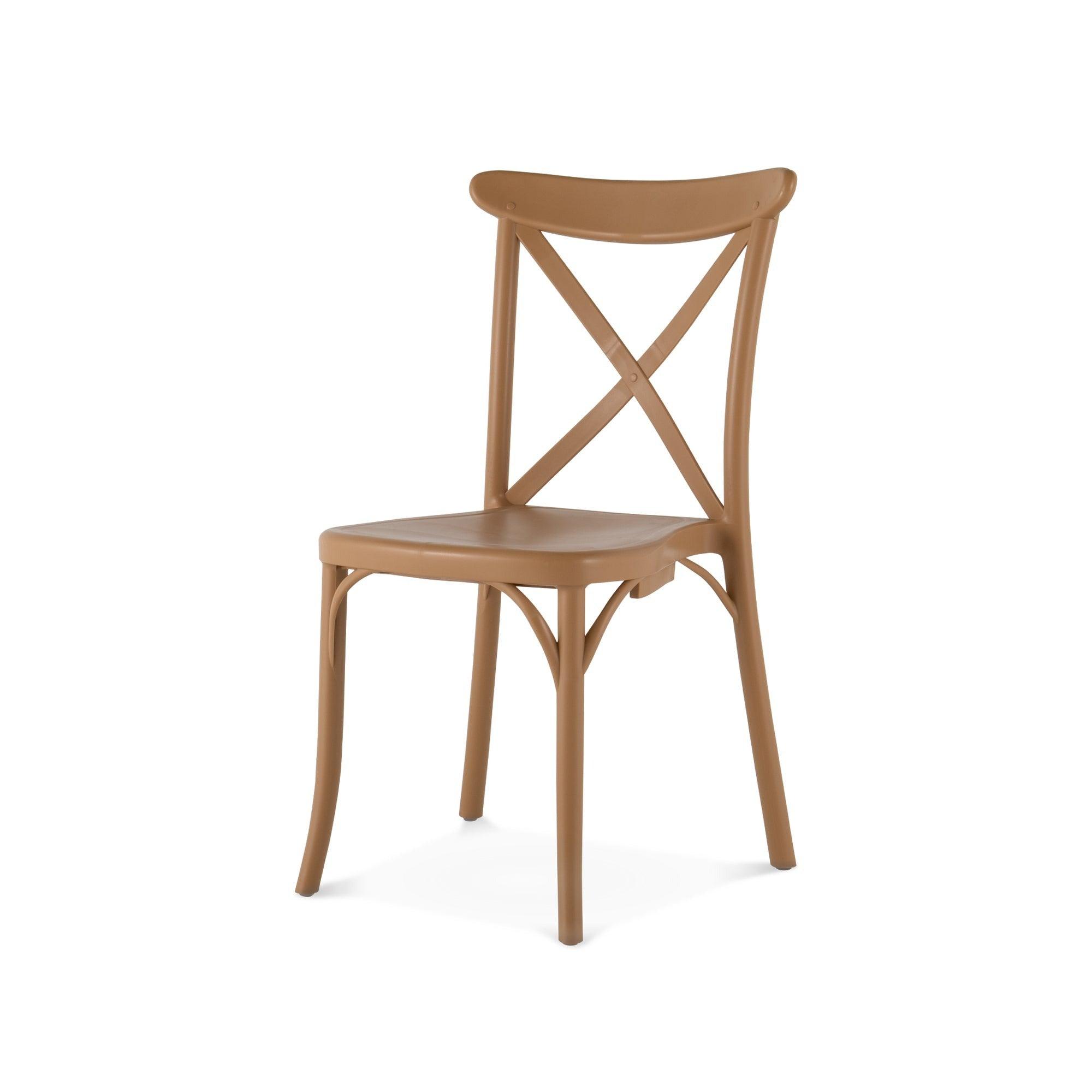 Lagoon, Silla X 7061, Silla de comedor, Silla Vintage, silla de comedor para exterior, silla de comedor para interior, Muebles de interior, Mobiliario de terraza, Sillas para terraza, Resistente a los rayos UV, Muebles resistentes a los rayos UV, Muebles de exterior, Silla para eventos