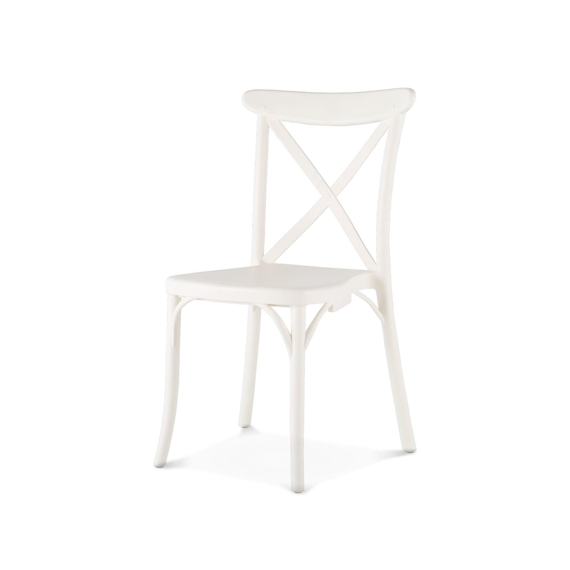 Lagoon, Silla X 7061, Silla de comedor, Silla Vintage, silla de comedor para exterior, silla de comedor para interior, Muebles de interior, Mobiliario de terraza, Sillas para terraza, Resistente a los rayos UV, Muebles resistentes a los rayos UV, Muebles de exterior, Silla para eventos