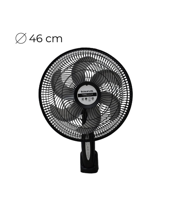 Taurus Ventilador 2 en 1: Pared y Pedestal de 18" Silencioso con Control Remoto, Modelo Turbo M94402301