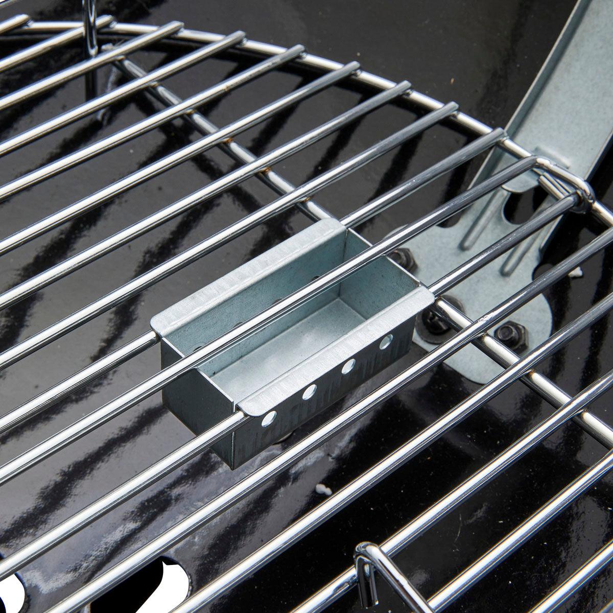 Naterial Asador Portatil de Carbón 1 Rejilla, Modelo Phoenix Beta II - LuzDeco